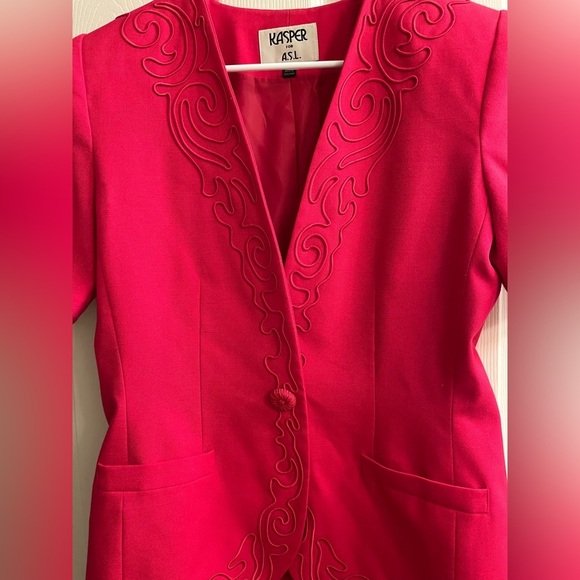 KASPER~BLAZER~SHORT SLEEVE~10 - Picture 7 of 10